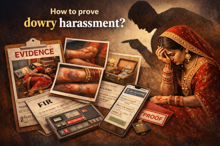 How to prove dowry harassment